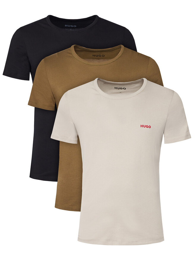 HUGO HUGO 3 db póló 50532811 Színes Regular Fit