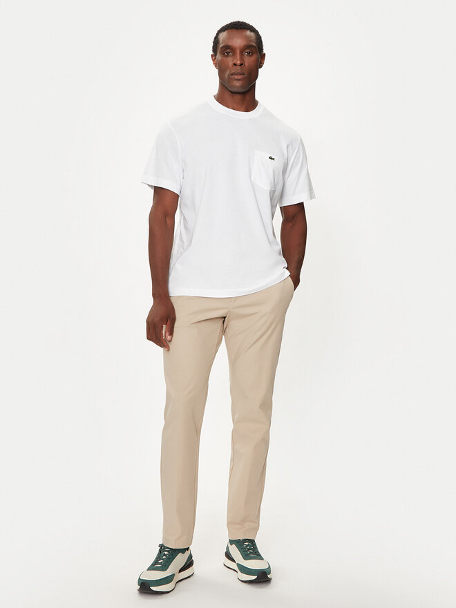 Lacoste Lacoste T-Shirt TH2827 Weiß Regular Fit