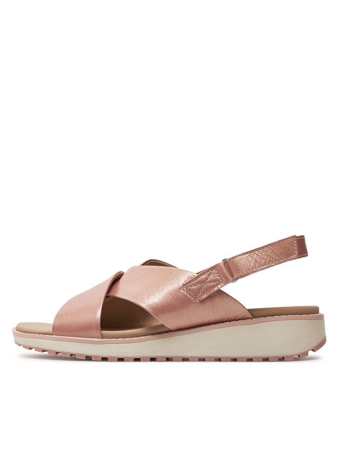 Caprice leren sandalen, uitwisselbaar voetbed, wijdte G