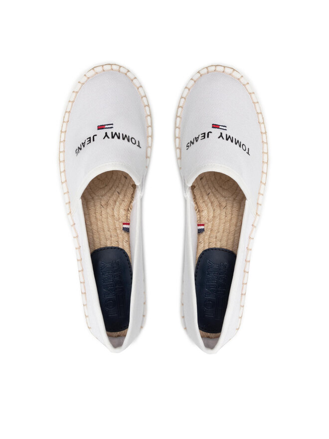 Tommy Jeans Espadrilles Tommy Jeans Espadrille EN0EN01815 Weiß