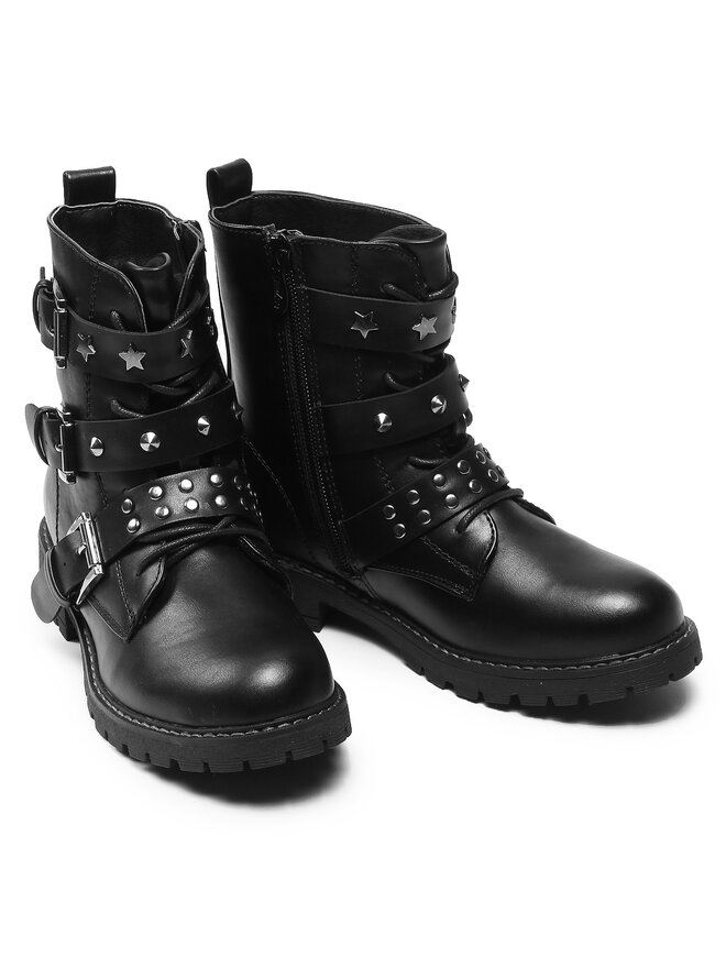 DeeZee Schnürstiefeletten DeeZee CS2665-46 Schwarz