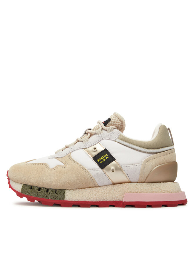 Blauer Sneakersy Blauer F3HOUMA01/COS Écru