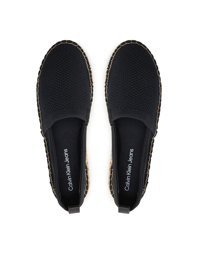 Calvin Klein Jeans Еспадрили Calvin Klein Jeans Platform Espadrille Uc YW0YW01377 Черен