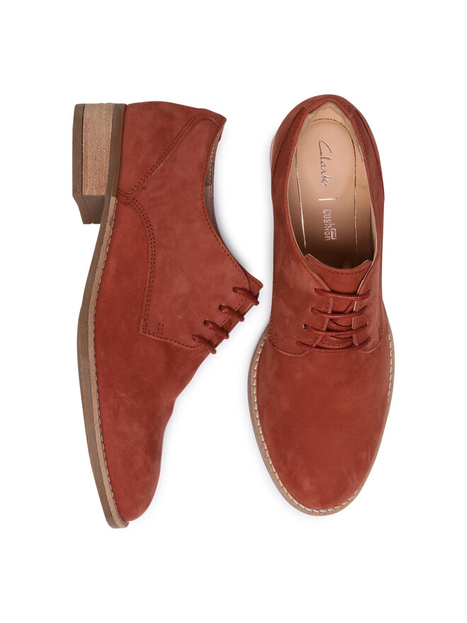 Richelieus Derbies Clarks Netley Bloom 261407834 Marron chaussures