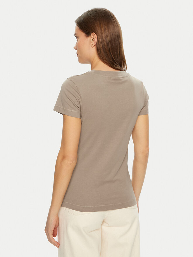 Calvin Klein Jeans Calvin Klein Jeans T-Shirt Monologo J20J223563 Beige Slim Fit