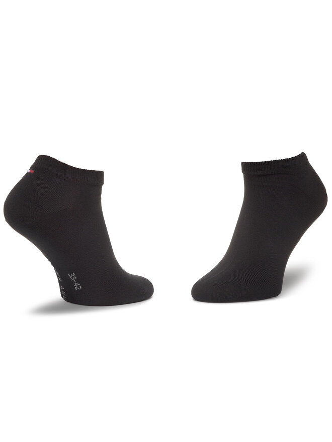 Tommy Hilfiger 2 pares de calcetines cortos unisex Tommy Hilfiger 382000001 Negro
