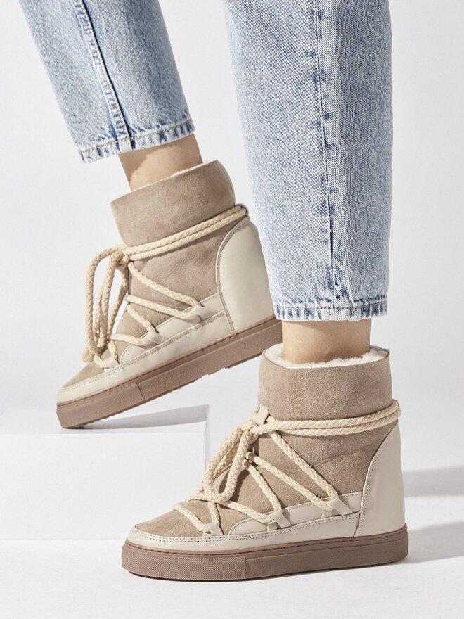 Inuikii Stivali da neve Inuikii Classic Wedge 75203-005 Beige