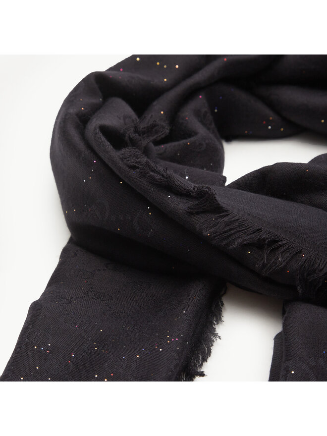 Liu Jo Schal Liu Jo Stola Jacquard Mon 2F4001 T0300 Schwarz