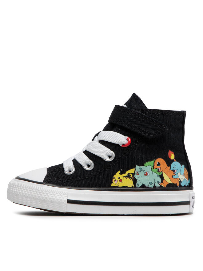 Converse Trampki Converse POKEMON Chuck Taylor All Star Hi A01229C Czarny