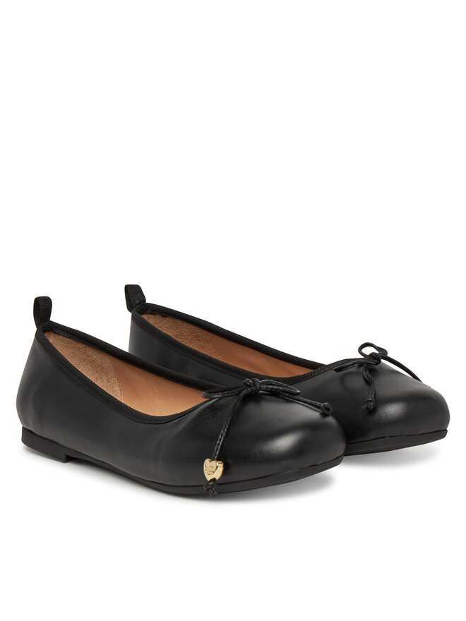 LOVE MOSCHINO Baleriny LOVE MOSCHINO JA11051G0MIE0000 Czarny
