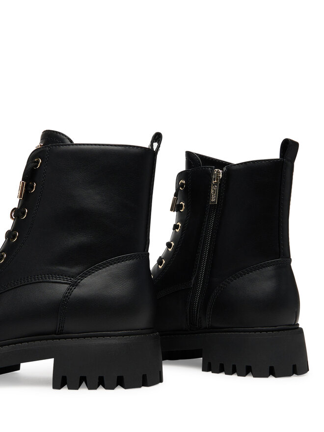 Guess Trapery Guess FLTFNA ELE10 Czarny