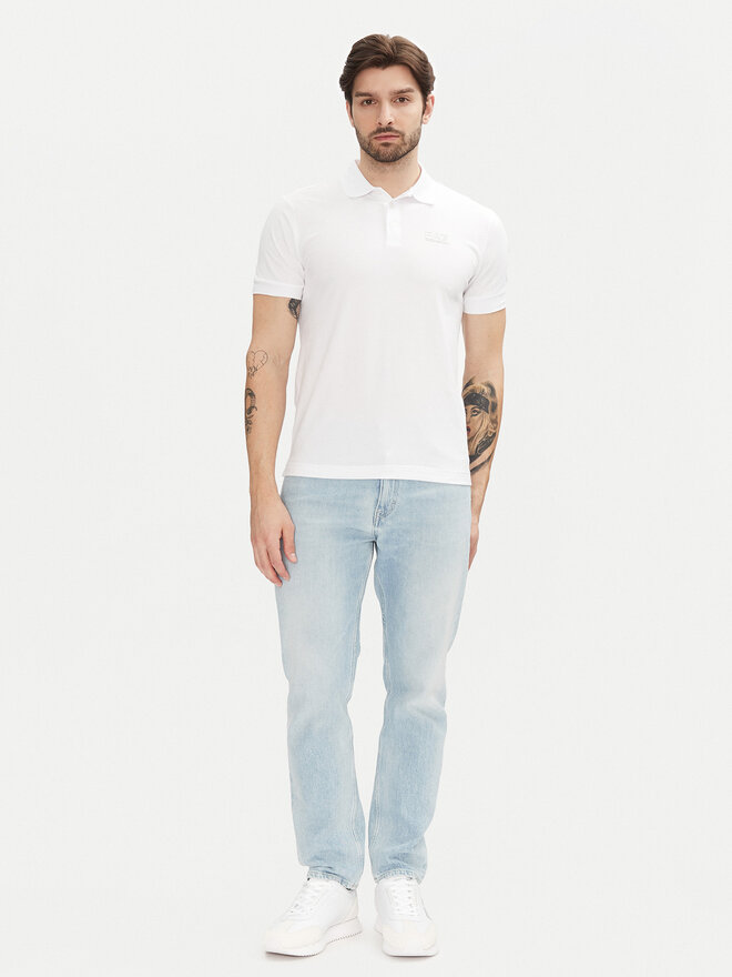 EA7 Emporio Armani EA7 Emporio Armani Poloshirt 8NPF14 PJVQZ 0100 Weiß Regular Fit
