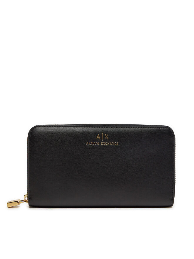 Cartera grande para mujer Armani Exchange 948068 4F779 Negro zapatos.es