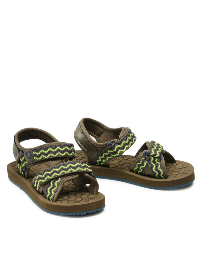 Jack Wolfskin Sandały Jack Wolfskin Zulu Vc K 4052971 Zielony
