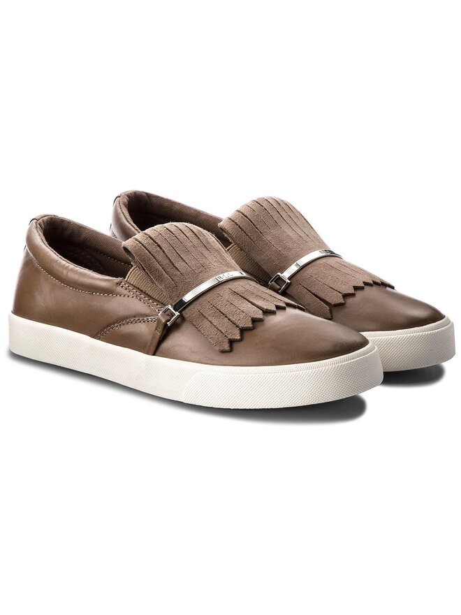 Zapatos hasta el tobillo Lauren Ralph Lauren Reanna 802714643002 Marron zapatos.es