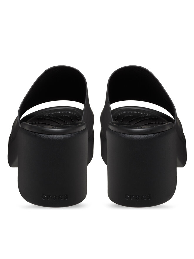 Crocs Klapki Crocs Brooklyn Slide Heel 209408 Czarny