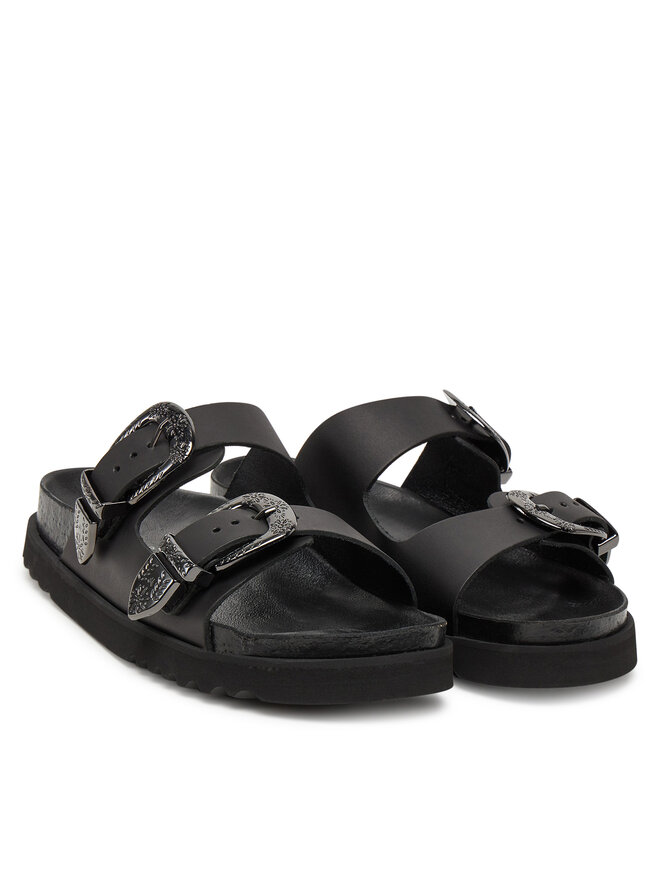 Scholl Παντόφλες Scholl Irving F30615 Μαύρο