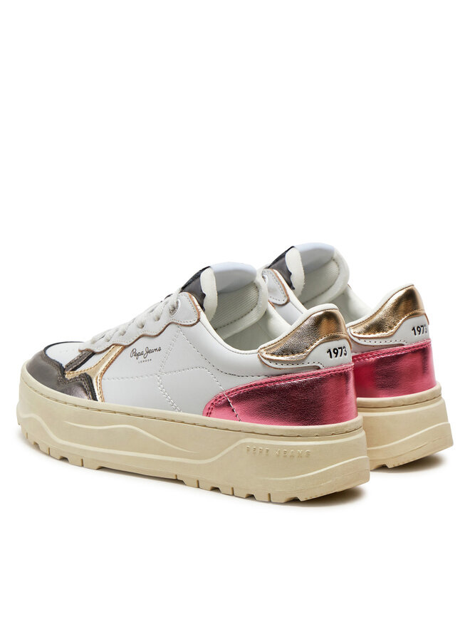 Pepe Jeans Sportcipők Pepe Jeans Kore Moon W PLS00022 Fehér