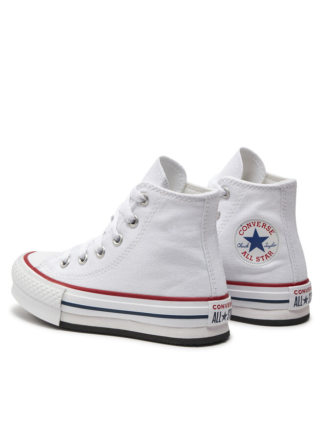 Converse Plátěnky Converse Chuck Taylor All Star Eva Lift Canvas Platform 372860C Bílá