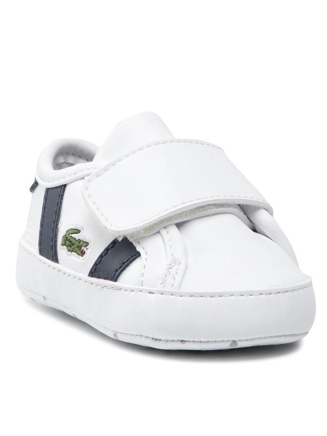 Lacoste Сникърси Lacoste Sideline Crib 0121 1 Cub 7-42CUB0001042 Бял