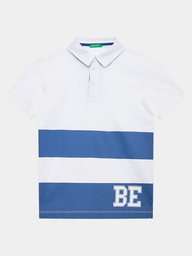 United Colors Of Benetton United Colors Of Benetton Poloshirt 3BL0C300W Weiß Regular Fit