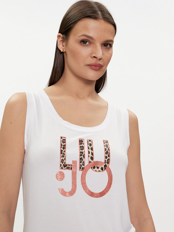 Liu Jo Liu Jo Топ VA4117 JS360 Білий Regular Fit