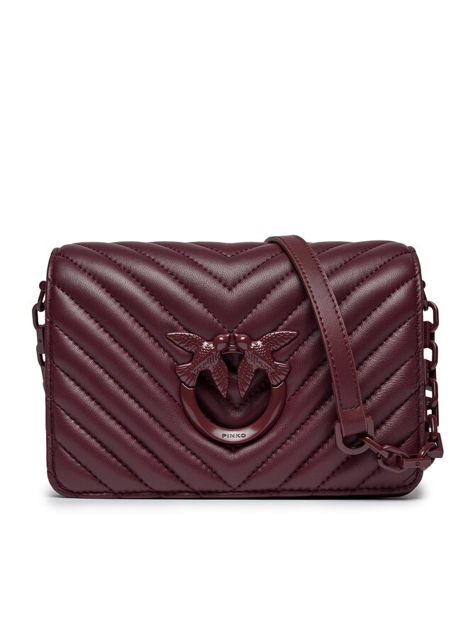 PINKO Geantă Pinko Love Click Mini AI 23-24 PLTT 100067 A0VM Vișiniu