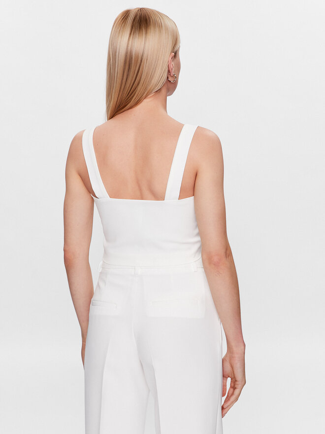 Liu Jo Liu Jo Τοπ CA3095 T2200 Λευκό Regular Fit