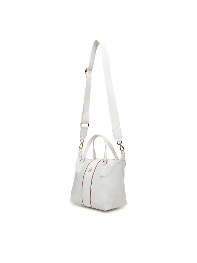 Tommy Hilfiger Bolso Tommy Hilfiger Poppy Small Tote Corp AW0AW17204 Écru
