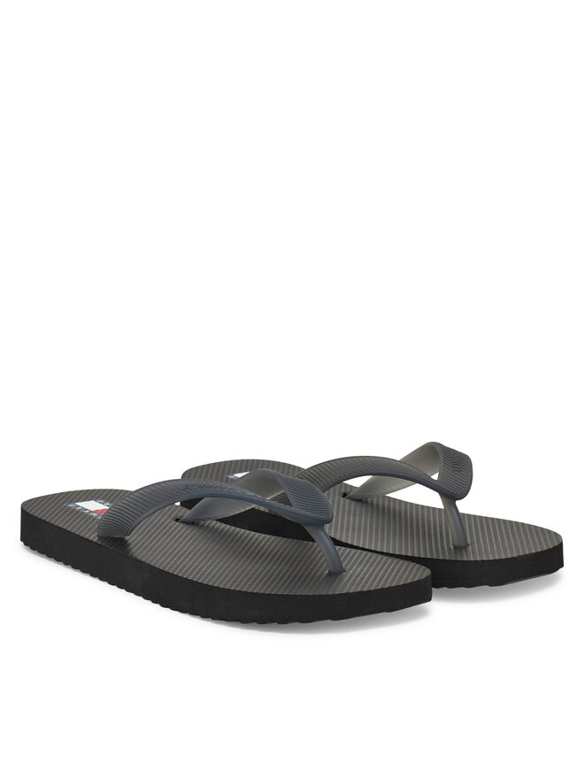 Tommy Jeans Japonki Tommy Jeans Tjw Logo Flip Flop EN0EN02447 Czarny