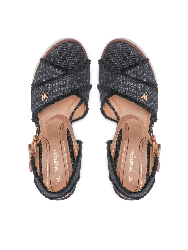 Wrangler Espadryle Wrangler Maiorca Cross WL21700A Czarny