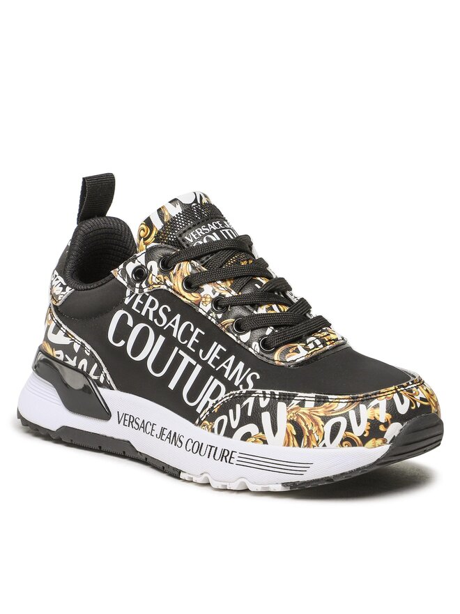 Versace Jeans Couture Sneakersy Versace Jeans Couture 73VA3SA3 Černá