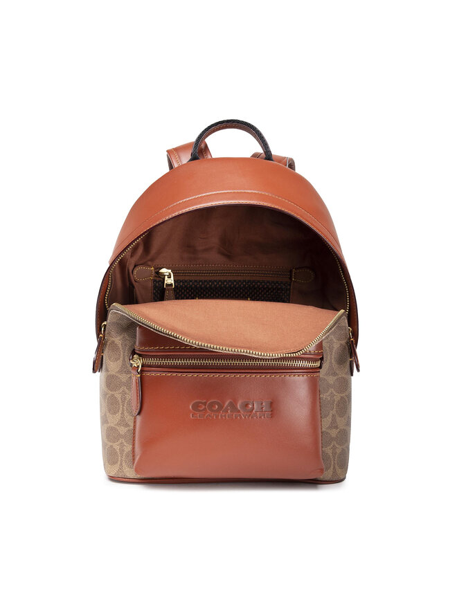 Rucksack Coach Coated Signature Charter Backpack 24 C8847 Braun eschuhe