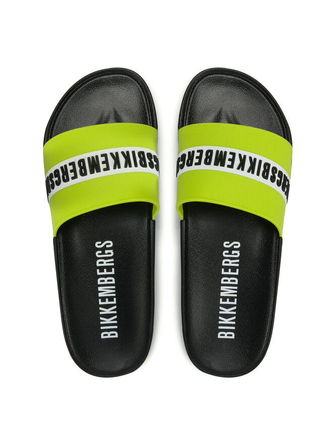 Bikkembergs Шльопанці Bikkembergs Roger B4BKM0051 Зелений
