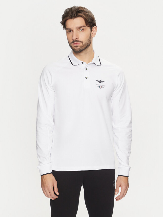 Aeronautica Militare Aeronautica Militare Поло 242PO1824J612 Білий Regular Fit