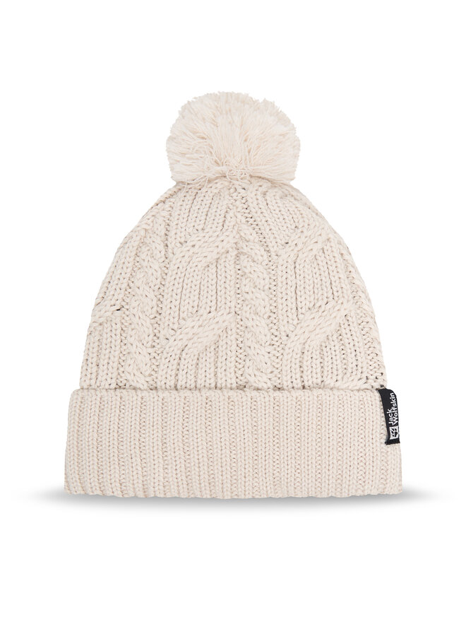Jack Wolfskin Čiapka Jack Wolfskin Pompom 1905092 Béžová