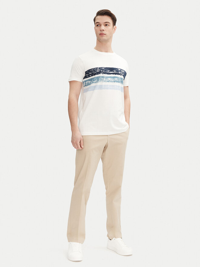 INDICODE INDICODE T-Shirt Caron 41-051 Dunkelblau Regular Fit