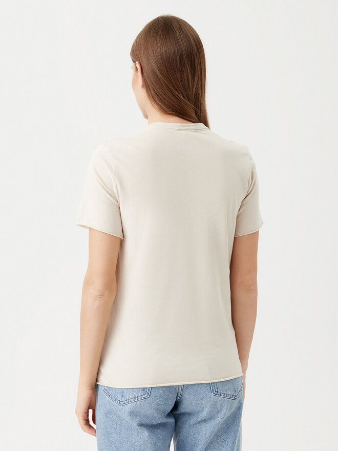 ONLY ONLY Marškinėliai Lucy 15307412 Smėlio Regular Fit