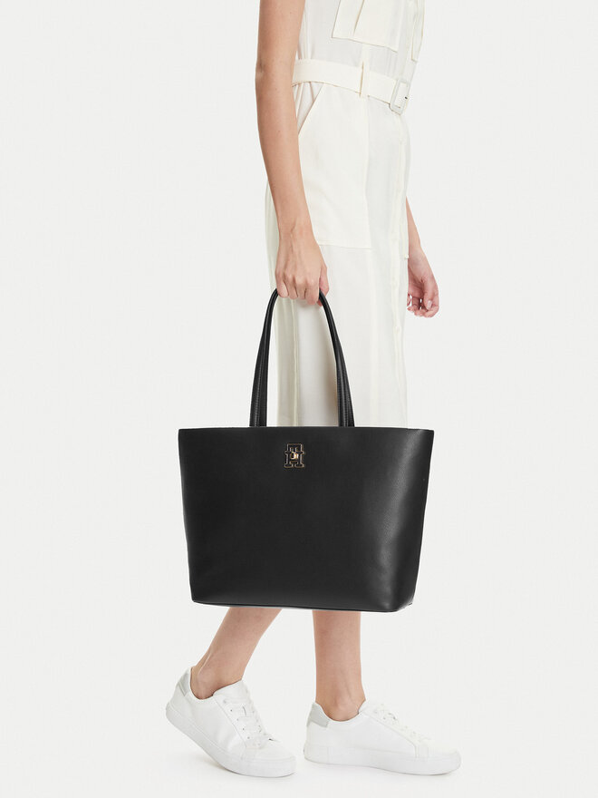 Tommy Hilfiger Дамска чанта Tommy Hilfiger AW0AW17528 Черен