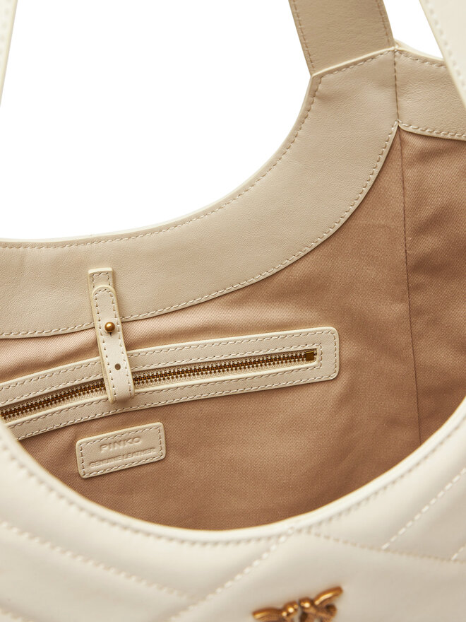 PINKO Kabelka PINKO Tote Bag PE 25 PLTT 104536 A2AO Bílá