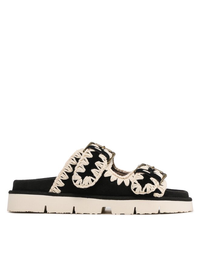 Mou Chanclas Mou New Bio With Buckles SW461005A Negro