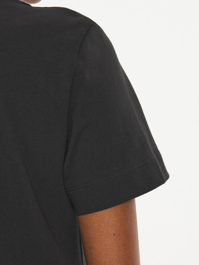 Calvin Klein Jeans Calvin Klein Jeans Póló Satin Applique J20J223925 Fekete Regular Fit