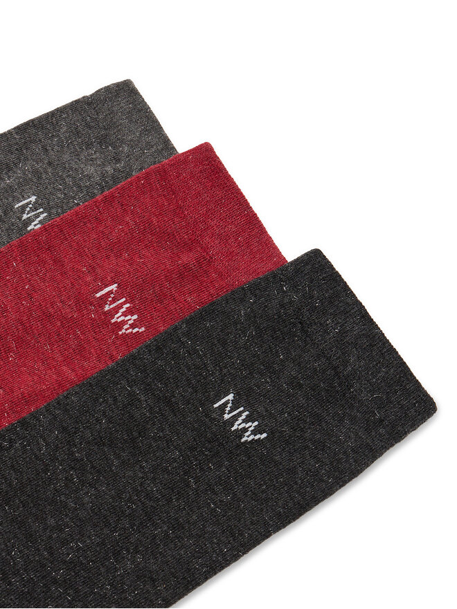 Nine West Hosszú zoknik Nine West CEO_AS_NW_05_W_AW25 (3 PACK) Szürke