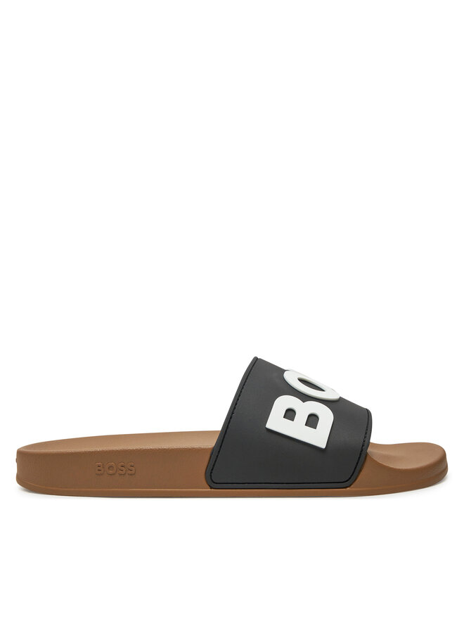 BOSS Pantoletten Boss Kirk Slid rblg N 50498241 Beige
