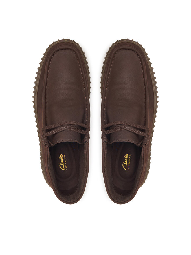 Clarks Halbschuhe Clarks Torhill Hi 26327242 Braun