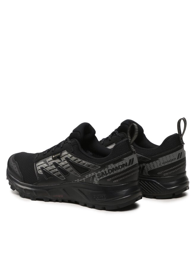 Salomon Sneakersy Salomon Wander Gore-Tex L47148400 Czarny