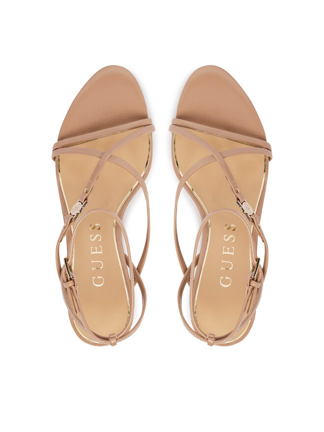 Guess Босоніжки Guess FLTCON LEA03 Бежевий