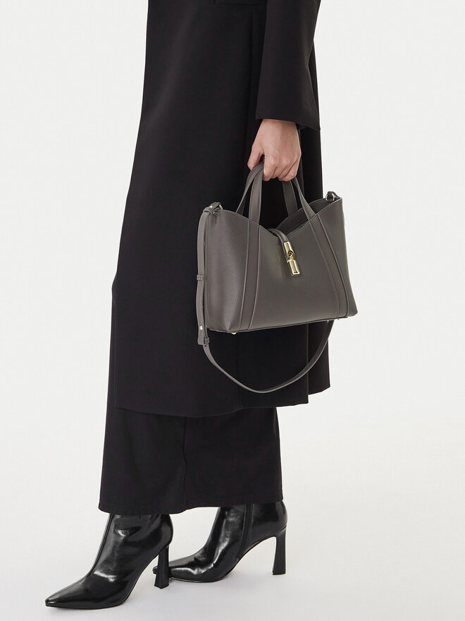 Furla Torebka Furla Goccia Shopper Bag S WB01789 BX3353 KH 4283S Szary