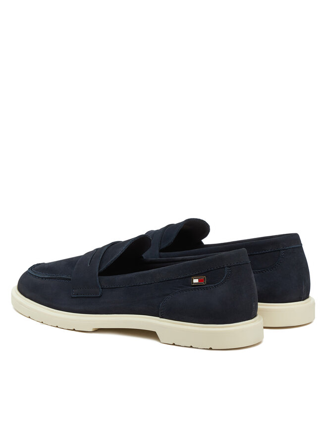 Tommy Hilfiger Loafersy Tommy Hilfiger FW0FW08679 Granatowy