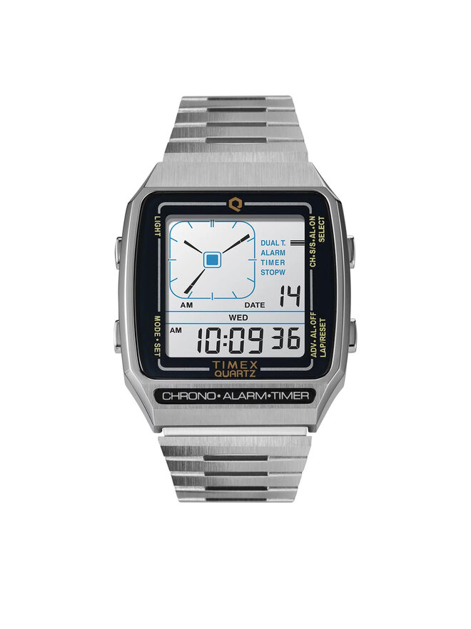 Timex Годинник Timex Reissue Digital Lca TW2U72400 Срібний